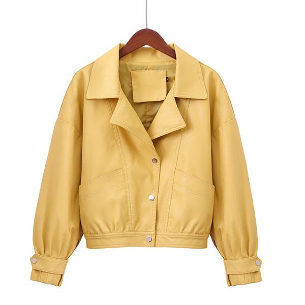 women's jackets loose faux leather jacket woman motorcycle pu short coat spring autumn outwear 230324, Black;brown
women's jackets loose faux leather jacket woman motorcycle pu short coat spring autumn outwear 230324, Black;brown