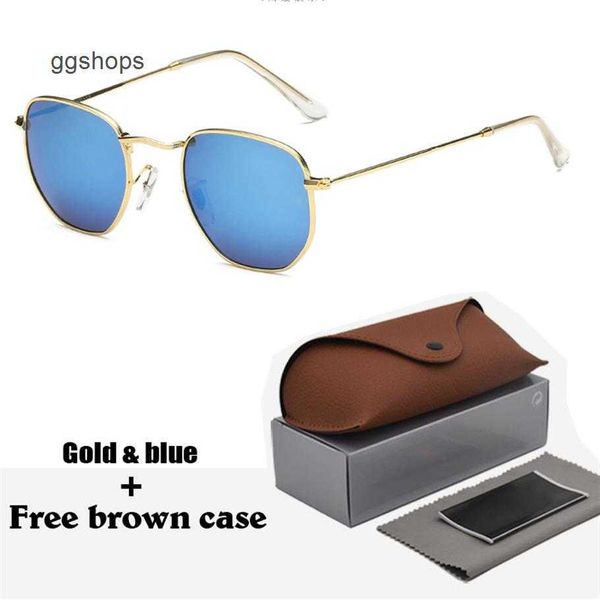 luxury-1pcs classic retro sun glasses man women hexagon sunglasses metal frame eyewear glasses oculos de sol gafas with brown case2640, White;black
luxury-1pcs classic retro sun glasses man women hexagon sunglasses metal frame eyewear glasses oculos de sol gafas with brown case2640, White;black