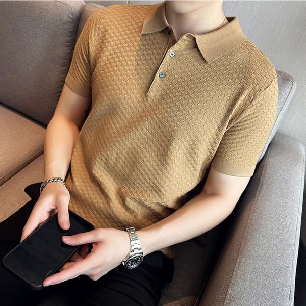 men's polos fashion slim fit men knit polo shirt short sleeve summer thin shirts business t-shirt male polo shirt s-3xl 230325, White;black
men's polos fashion slim fit men knit polo shirt short sleeve summer thin shirts business t-shirt male polo shirt s-3xl 230325, White;black