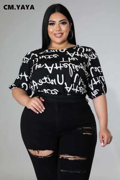 women's plus size tshirt cm.yaya plus size women letter oneck slit back elegant tshirt summer streetwear tee 230325, Black
women's plus size tshirt cm.yaya plus size women letter oneck slit back elegant tshirt summer streetwear tee 230325, Black