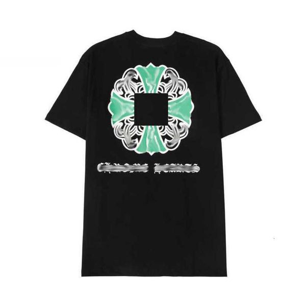 

CH Luxury T-shirt Fashion Women's Brand Tops Tees Men Women Sanskrit Letter Sweatshirts Short Sleeve Horseshoe Designer Couple T-shirts Cross Unisex Tee Tshirts R0zq, 11