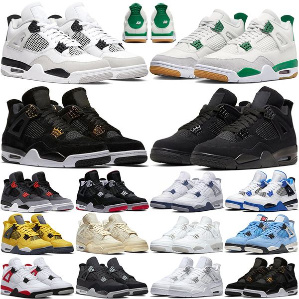 4 4s retro basketball shoes men women pine green red thunder black cat university blue cactus jack bred white cement mens trainers outdoor s
4 4s retro basketball shoes men women pine green red thunder black cat university blue cactus jack bred white cement mens trainers outdoor s