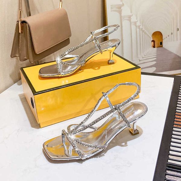 dress shoes 2022 summer fashion rhinestone gladiator silver high heels ankle strap lace-up sandals feminine party high (5cm-8cm) g230325, Black
dress shoes 2022 summer fashion rhinestone gladiator silver high heels ankle strap lace-up sandals feminine party high (5cm-8cm) g230325, Black