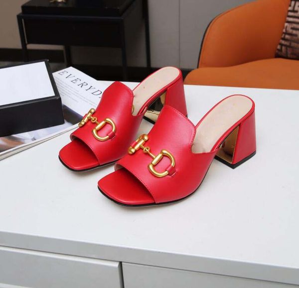 new women's high heel slippers designer leather fashion embroidered summer chunky heel sandals 6.5cm with box size 35-43, Black
new women's high heel slippers designer leather fashion embroidered summer chunky heel sandals 6.5cm with box size 35-43, Black