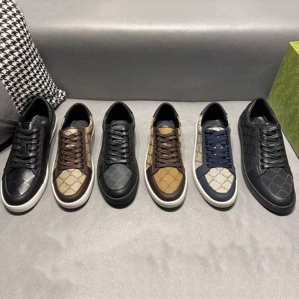 2023 lace-up men designer retro casual shoes mens trainers leather flat low sneaker size 38-45, Black
2023 lace-up men designer retro casual shoes mens trainers leather flat low sneaker size 38-45, Black