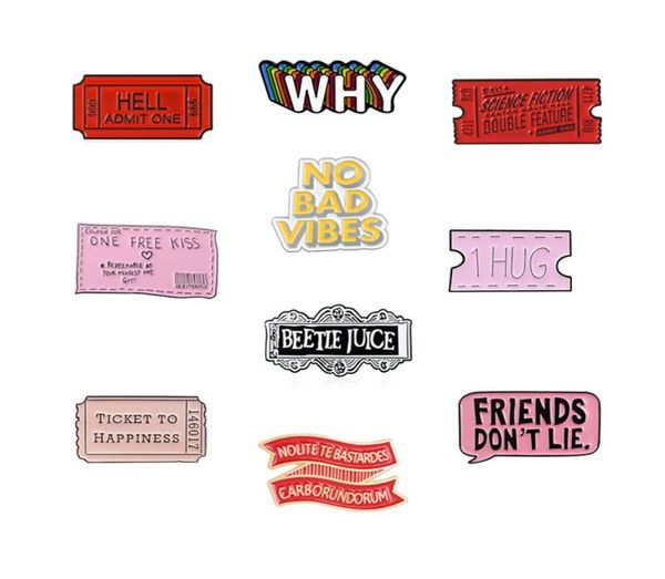 customized happy movie tickets brooches letters ribbon love enamel armed lapel pin badge fashion men women vintage bulk hard metal4262710, Gray
customized happy movie tickets brooches letters ribbon love enamel armed lapel pin badge fashion men women vintage bulk hard metal4262710, Gray