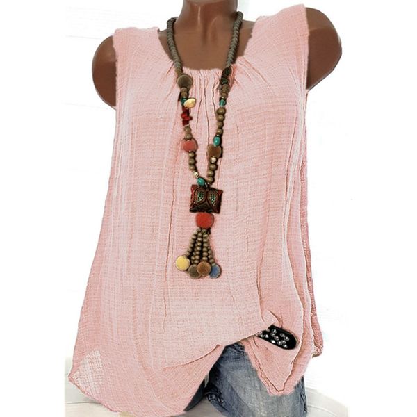 women's plus size tshirt vintage linen blouse women plus size 5xl sleeveless blusas o neck baggy vest blouse summer tunic camisas muj, Black
women's plus size tshirt vintage linen blouse women plus size 5xl sleeveless blusas o neck baggy vest blouse summer tunic camisas muj, Black