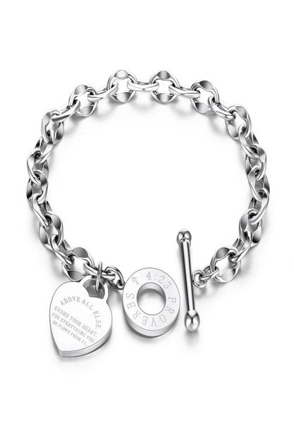 2021 arrival stainless steel chain bracelets engraved words personalized heart o letter love bible proverbs link bracelet w6160472, Black
2021 arrival stainless steel chain bracelets engraved words personalized heart o letter love bible proverbs link bracelet w6160472, Black