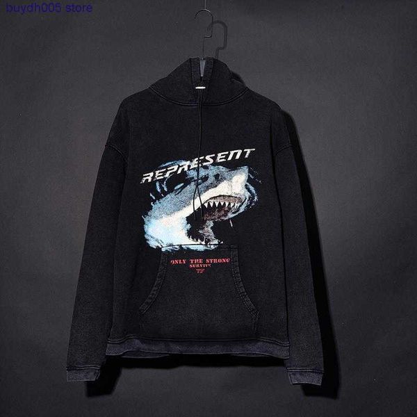 h3n3 new men's and women's hoodies fashion design brand present shark wash worn vtg little popular american high street hip hop co, Black
h3n3 new men's and women's hoodies fashion design brand present shark wash worn vtg little popular american high street hip hop co, Black