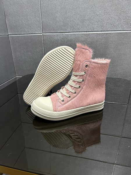 high owens round shoes casual shoes womens leather pink horse fur ro 2023 new thick sole increased street rick casual sneakers short boots, Black
high owens round shoes casual shoes womens leather pink horse fur ro 2023 new thick sole increased street rick casual sneakers short boots, Black