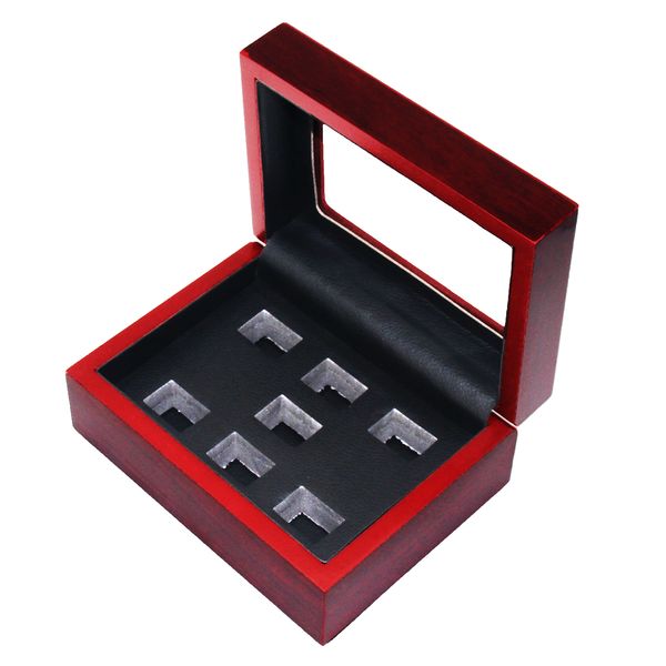 7 slot championship ring display case box | baseball basketball hockey high school graduate tournament finalist college class sport champion, Black;white
7 slot championship ring display case box | baseball basketball hockey high school graduate tournament finalist college class sport champion, Black;white