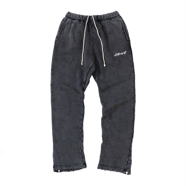 men's pants frog drift fashion streetwear brand askyurself flared trousers trouser hem button hip hop long sweatpants men male 230324, Black
men's pants frog drift fashion streetwear brand askyurself flared trousers trouser hem button hip hop long sweatpants men male 230324, Black