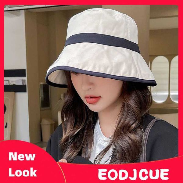 wide brim hats korean ins british spring and autumn color matching basin cap women's fashion outdoor leisure wild bucket hat gorros par, Blue;gray
wide brim hats korean ins british spring and autumn color matching basin cap women's fashion outdoor leisure wild bucket hat gorros par, Blue;gray