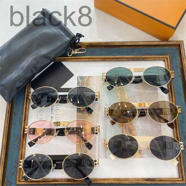 sunglasses designer 2022 new oval fashion round frame 5im5, White;black