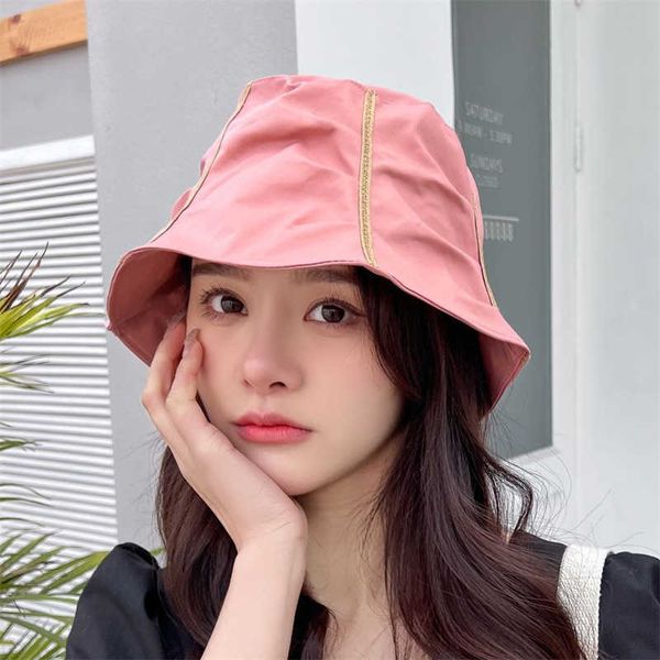 wide brim hats 2022 new designer bucket hat pleated ladies basin caps korean fresh spring and summer shade literary japanese women's ha, Blue;gray
wide brim hats 2022 new designer bucket hat pleated ladies basin caps korean fresh spring and summer shade literary japanese women's ha, Blue;gray