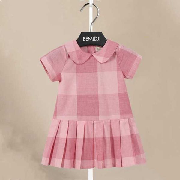 girl's dresses new brand design princess cotton plaid dress short sleeve infant toddler vestido british style baby clothes 1-10y y2303, Red;yellow
girl's dresses new brand design princess cotton plaid dress short sleeve infant toddler vestido british style baby clothes 1-10y y2303, Red;yellow