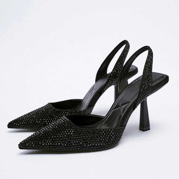 dress shoes traf 2022 luxury high heels women black rhinestone pumps woman shimmery slingback heeled sandals ladies pointed toe party heels
dress shoes traf 2022 luxury high heels women black rhinestone pumps woman shimmery slingback heeled sandals ladies pointed toe party heels