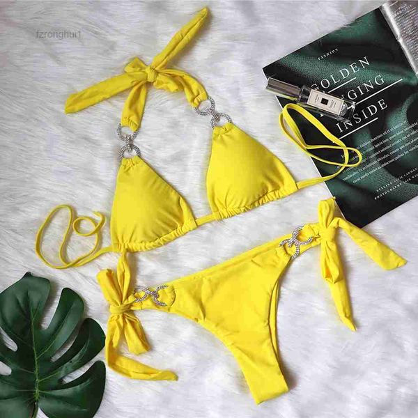 women's swimwear 2021 new crystal solid strap bikini beach resort women ls6g, White;black
women's swimwear 2021 new crystal solid strap bikini beach resort women ls6g, White;black