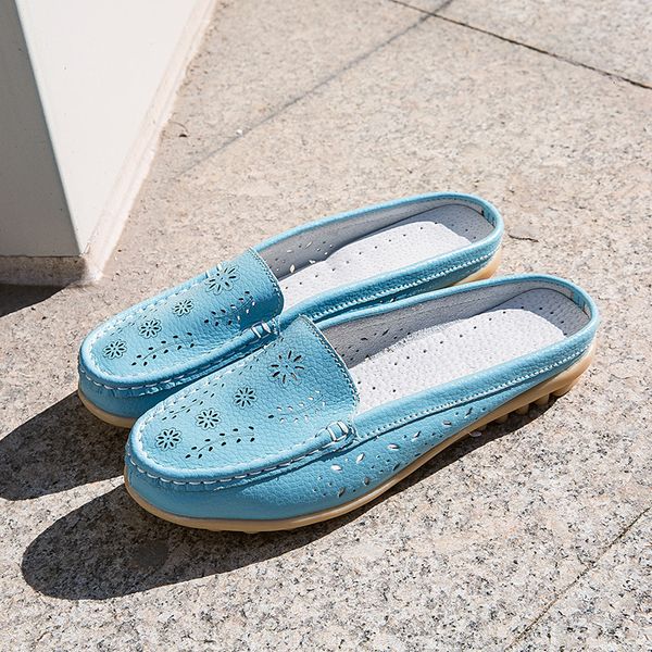 sandals flat's shoes summer genuine leather moccasin loafers cutouts closedtoe slippers casual woman 230324, Black
sandals flat's shoes summer genuine leather moccasin loafers cutouts closedtoe slippers casual woman 230324, Black