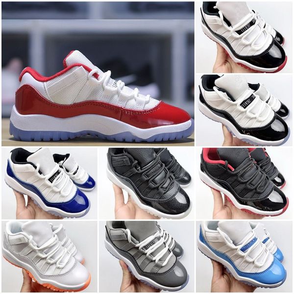 retro little and big kids 11 11s xi low cherry bred cool grey chicago military grey for toddler sneakers children basketball kid shoes baby, Black;grey
retro little and big kids 11 11s xi low cherry bred cool grey chicago military grey for toddler sneakers children basketball kid shoes baby, Black;grey
