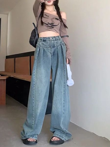 women's jeans houzhou vintage y2k women jeans wide leg denim pants punk harajuku baggy streetwear female trousers high waist casual fas, Blue
women's jeans houzhou vintage y2k women jeans wide leg denim pants punk harajuku baggy streetwear female trousers high waist casual fas, Blue