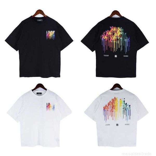 designer fashion maker correct version mairi drip printing round neck short sleeve men's and women's loose star tshirtutx9, White
designer fashion maker correct version mairi drip printing round neck short sleeve men's and women's loose star tshirtutx9, White