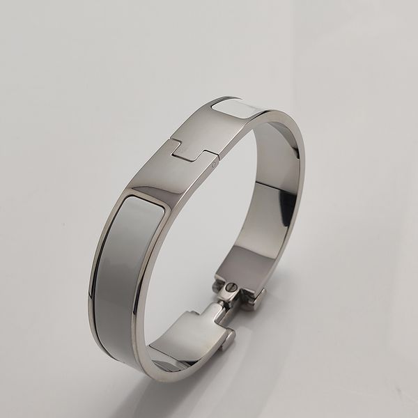 designer design bangle titanium cuffs steel gold buckle bracelet fashion jewelry men and women bracelets, White
designer design bangle titanium cuffs steel gold buckle bracelet fashion jewelry men and women bracelets, White