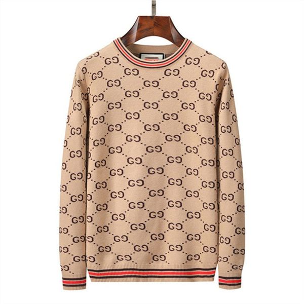 men's sweaters crewneck striped sweater men's alphabet jacquard designer autumn and winter fashion warm knitted sweater soft cashm, White;black
men's sweaters crewneck striped sweater men's alphabet jacquard designer autumn and winter fashion warm knitted sweater soft cashm, White;black