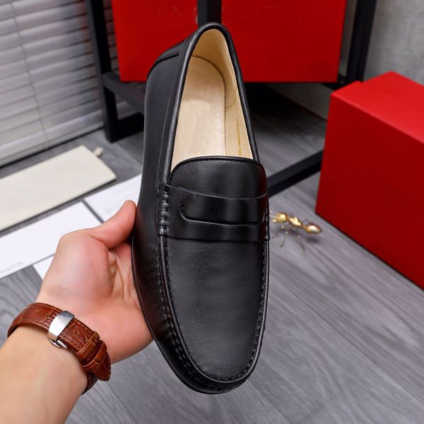 2023 mens dress shoes genuine leather formal brand designer flats male casual business work driving shoes size 38-44, Black
2023 mens dress shoes genuine leather formal brand designer flats male casual business work driving shoes size 38-44, Black