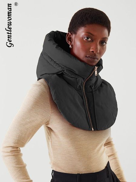 women's vests puffer hooded fake turtleneck collars detachable caps sleeveless cowl neck warm crop chalecos for 220325, Black;white
women's vests puffer hooded fake turtleneck collars detachable caps sleeveless cowl neck warm crop chalecos for 220325, Black;white