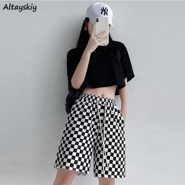 women's shorts shorts women plaid korean style leisure sporty beach college ins design trendy daily baggy feminino lovely summer all-ma, White;black
women's shorts shorts women plaid korean style leisure sporty beach college ins design trendy daily baggy feminino lovely summer all-ma, White;black