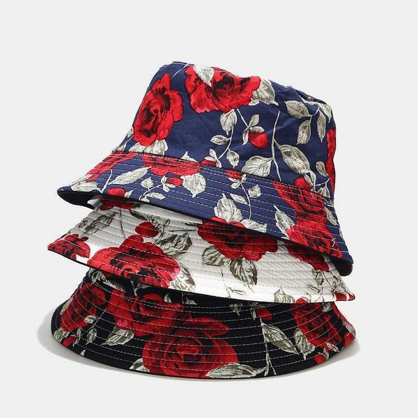 wide brim hats autumn rose bucket hat floral cotton men's sun protection hat reversible bob chapeau panama women's 2021 fisherman, Blue;gray
wide brim hats autumn rose bucket hat floral cotton men's sun protection hat reversible bob chapeau panama women's 2021 fisherman, Blue;gray