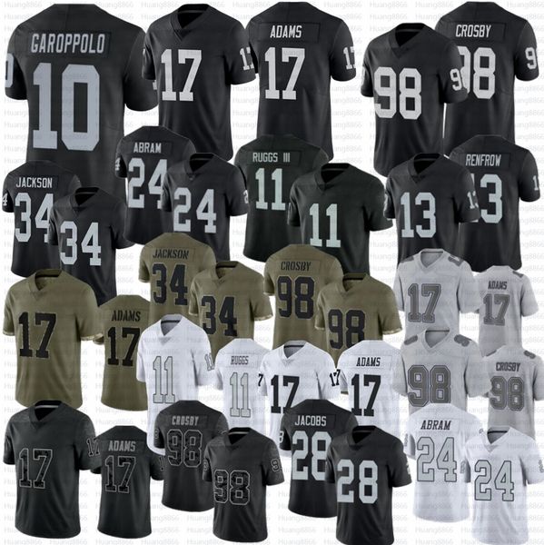 jimmy garoppolo raider davante adams football jersey maxx crosby josh jacobs bo jackson abram renfrow ruggs iii, Black;red
jimmy garoppolo raider davante adams football jersey maxx crosby josh jacobs bo jackson abram renfrow ruggs iii, Black;red