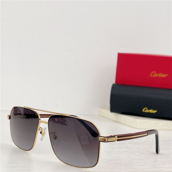 new fashion design square sunglasses 0353s classic metal frame wooden temples simple and popular style versatile outdoor uv400 protection gl, White;black
new fashion design square sunglasses 0353s classic metal frame wooden temples simple and popular style versatile outdoor uv400 protection gl, White;black