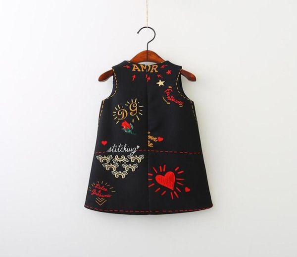 retail 2019 spring summer new girl dress love heart letters fashion sundress sleeveless black white children clothing9712585, Red;yellow
retail 2019 spring summer new girl dress love heart letters fashion sundress sleeveless black white children clothing9712585, Red;yellow