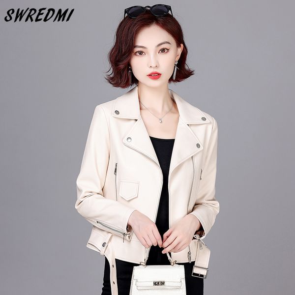 women's jackets motorcycle leather coat women turndown collar zipper swredmi 230324, Black;brown
women's jackets motorcycle leather coat women turndown collar zipper swredmi 230324, Black;brown