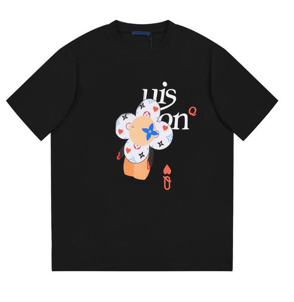 short sleeve t-shirt men's summer new loose personality printed embroidery european goods tide brand casual crewneck t-shirt men, White;black
short sleeve t-shirt men's summer new loose personality printed embroidery european goods tide brand casual crewneck t-shirt men, White;black