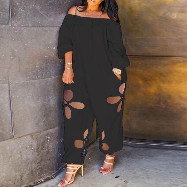 women's plus size jumpsuits rompers women jumpsuit autumn casual print slim backless crochet ladies clothing fashion loose pants 5xl 23, Black
women's plus size jumpsuits rompers women jumpsuit autumn casual print slim backless crochet ladies clothing fashion loose pants 5xl 23, Black