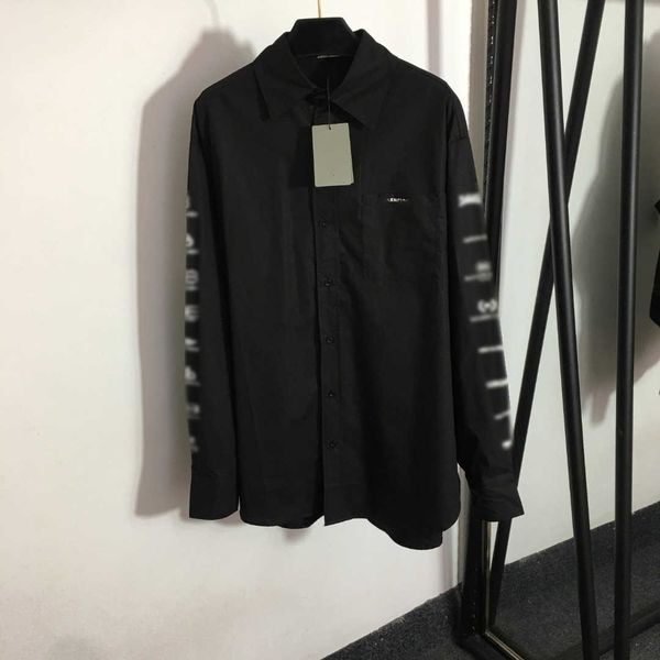 23ss designer blouse womens clothes lapel printed logo back long sleeve cotton long style shirt women clothes, White
23ss designer blouse womens clothes lapel printed logo back long sleeve cotton long style shirt women clothes, White