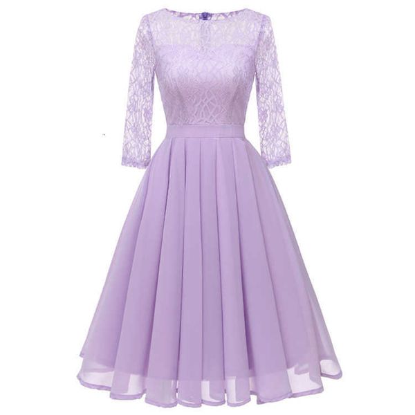 tea-length transparent women's half-sleeved lace waistband zipper party lilac bridesmaid evening dress, Black;gray
tea-length transparent women's half-sleeved lace waistband zipper party lilac bridesmaid evening dress, Black;gray