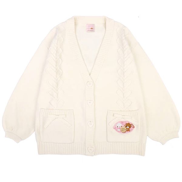 women's knits tees sugarbunnies winter clothes for women kawaii cardigan cute sweater knitwears cobranded clothing long sleeve outerwe, White
women's knits tees sugarbunnies winter clothes for women kawaii cardigan cute sweater knitwears cobranded clothing long sleeve outerwe, White