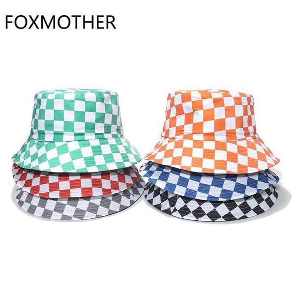 wide brim hats foxmother new fashion women men summer blk red fisherman caps reversible outdoor plaid check bucket hat dropshipping p230311, Blue;gray
wide brim hats foxmother new fashion women men summer blk red fisherman caps reversible outdoor plaid check bucket hat dropshipping p230311, Blue;gray