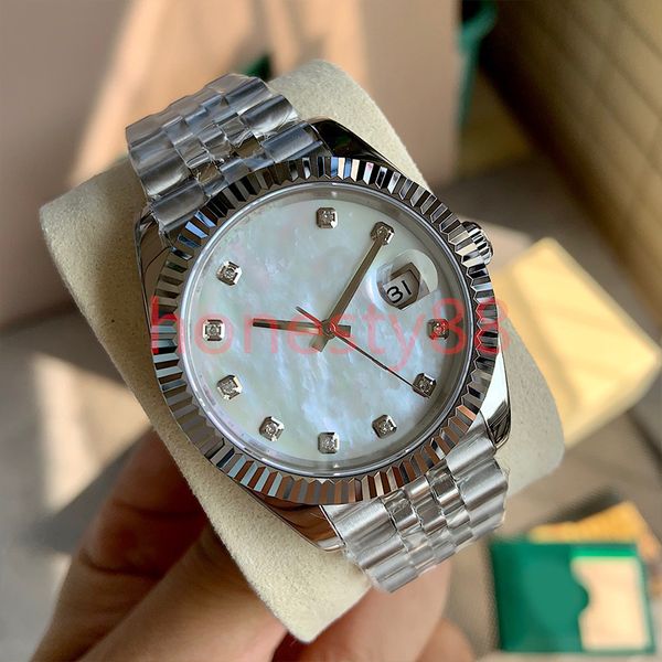 st9 with diamond mens watch dial sapphire mirror 41mm automatic mechanism 36mm ladies fashion luxury date watch 904l stainless steel strap w, Slivery;brown
st9 with diamond mens watch dial sapphire mirror 41mm automatic mechanism 36mm ladies fashion luxury date watch 904l stainless steel strap w, Slivery;brown