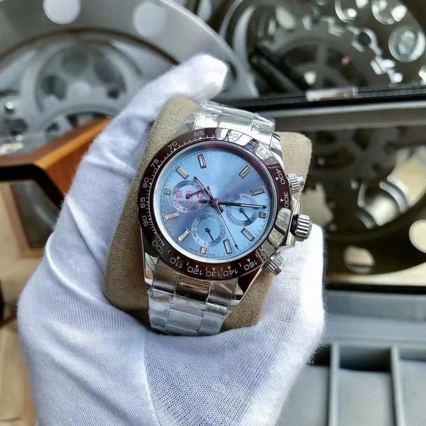with original box wristwatches sapphire 40mm 116509 automatic mechanical mens men's watch watches no chronograph blue dial, Slivery;brown
with original box wristwatches sapphire 40mm 116509 automatic mechanical mens men's watch watches no chronograph blue dial, Slivery;brown
