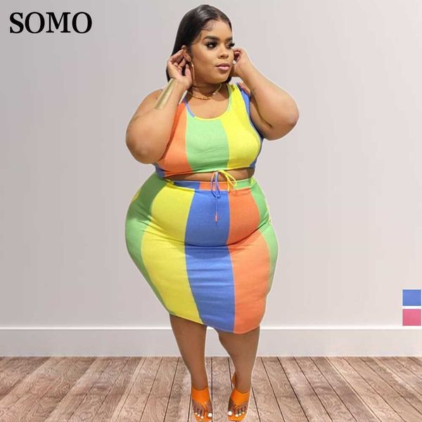 plus size dresses fashion colorful two piece skirt set women clothing sleeveless outfits casual summer wear wolesale dropshipping 230307, Black
plus size dresses fashion colorful two piece skirt set women clothing sleeveless outfits casual summer wear wolesale dropshipping 230307, Black