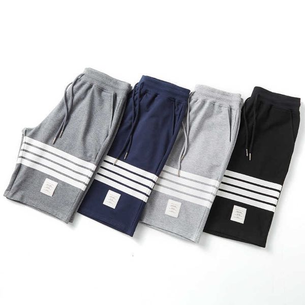 tb shorts men's capris sports casual shorts stripe stitching loose summer pants beach breeches men's pure cotton, White;black
tb shorts men's capris sports casual shorts stripe stitching loose summer pants beach breeches men's pure cotton, White;black