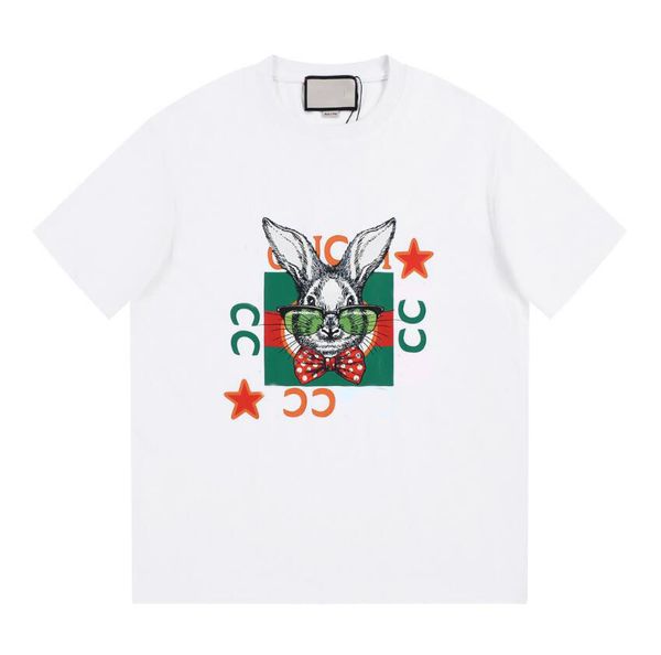 short sleeve t-shirt men's 2023 summer new cotton loose rabbit cartoon leggings trend retro wash t-shirt 197, White;black
short sleeve t-shirt men's 2023 summer new cotton loose rabbit cartoon leggings trend retro wash t-shirt 197, White;black