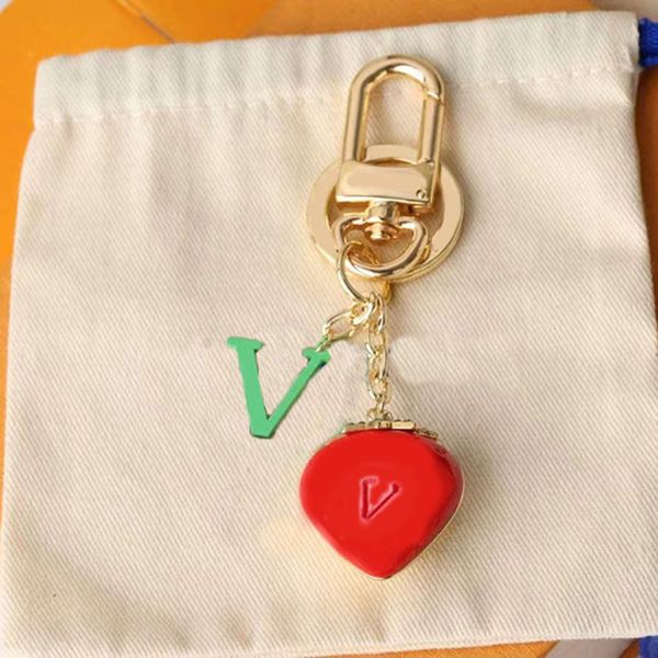 new fashion keychain luxury designer key chain for women love strawberry pendant green letter logo key ring for girlfriend d2303253s, Silver
new fashion keychain luxury designer key chain for women love strawberry pendant green letter logo key ring for girlfriend d2303253s, Silver