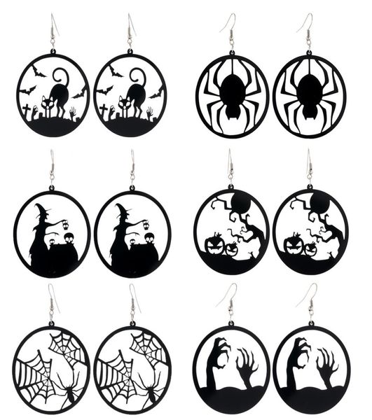 halloween dangle earrings creative new horror spider pumpkin witch black cat round acrylic earring 6 styles8915895, Silver
halloween dangle earrings creative new horror spider pumpkin witch black cat round acrylic earring 6 styles8915895, Silver