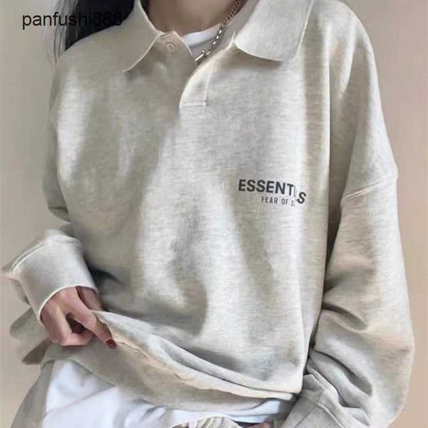 casual sweater fear god essen double-thread polo shirt chaopai high-street loose terry fogg lapel sweater, Black
casual sweater fear god essen double-thread polo shirt chaopai high-street loose terry fogg lapel sweater, Black